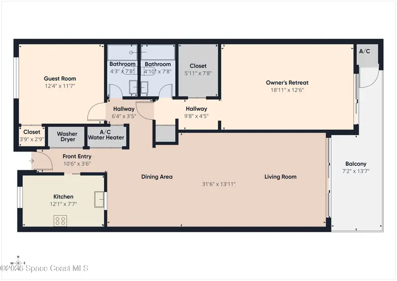 1305 S Atlantic Avenue 370, Cocoa Beach, Fl 32931, FL