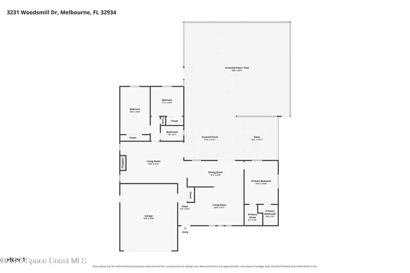 3231 Woodsmill Drive, Melbourne, Fl 32934, FL