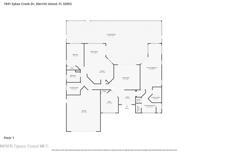 1941 Sykes Creek Drive, Merritt Island, Fl 32953, FL