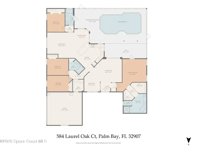 584 Laurel Oak Court Ne, Palm Bay, Fl 32907, FL