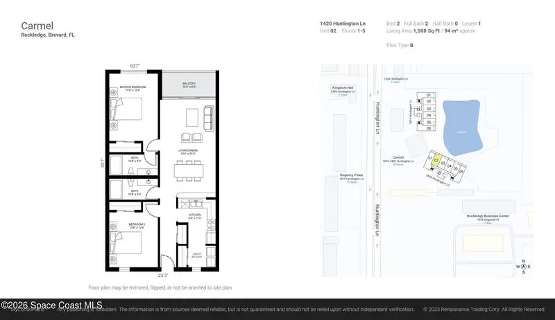 1420 Huntington Lane 2202, Rockledge, Fl 32955, FL