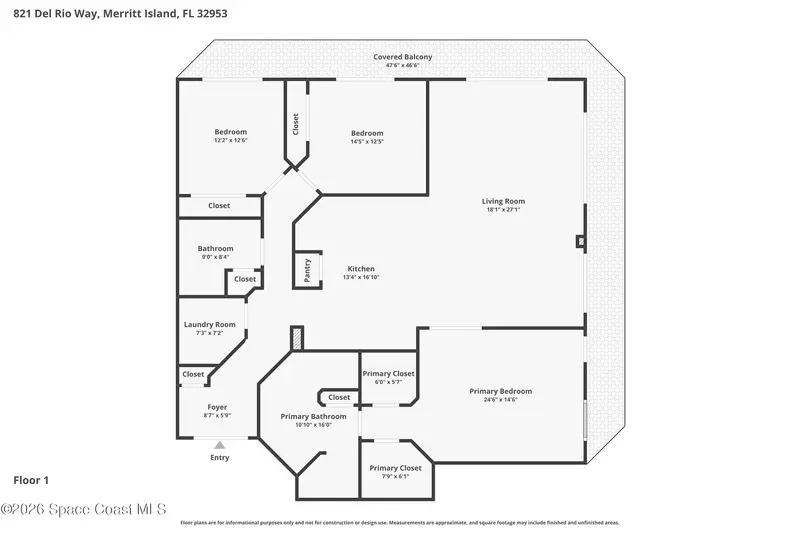 821 Del Rio Way 502, Merritt Island, Fl 32953, FL
