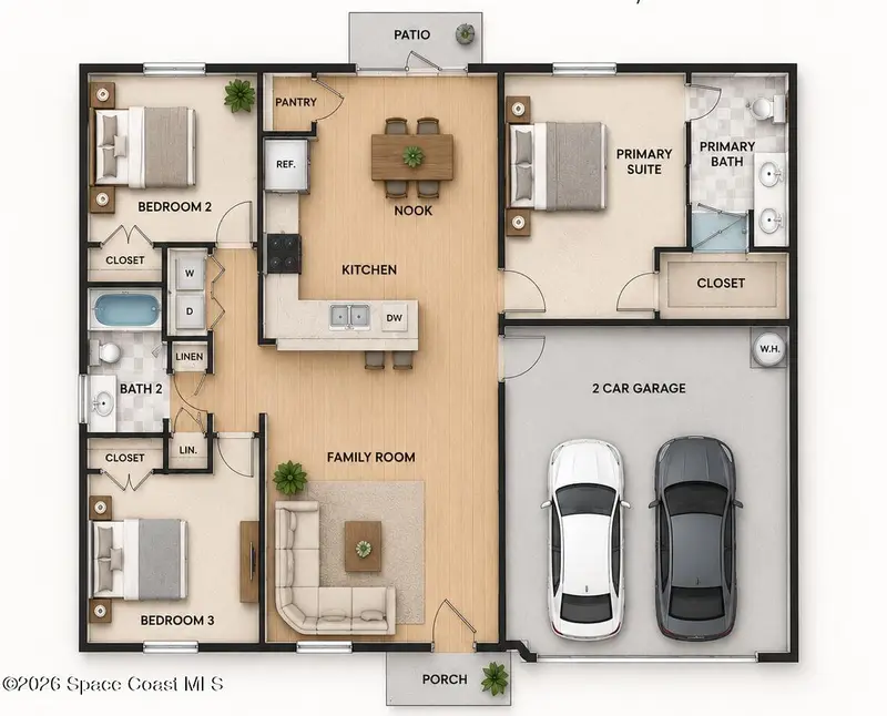 2010 Logan Drive, Titusville, Fl 32780, FL