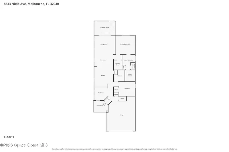 8833 Nixie Avenue Sw, Melbourne, Fl 32940, FL