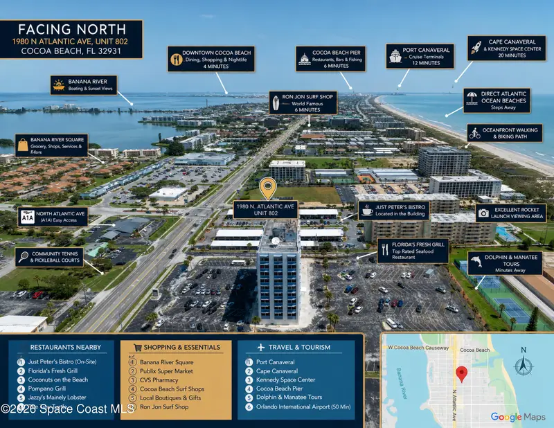 1980 N Atlantic Avenue 802, Cocoa Beach, Fl 32931, FL