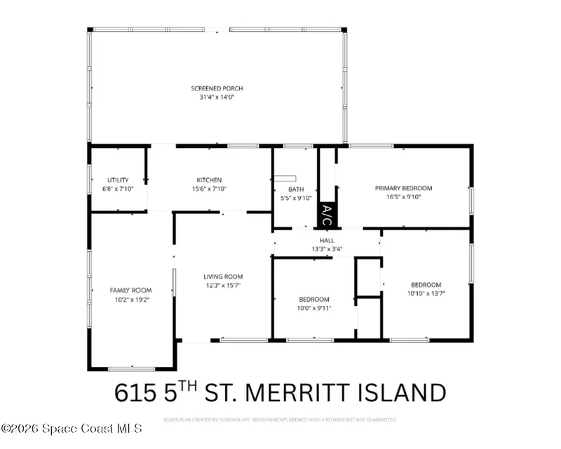 615 5th Street, Merritt Island, Fl 32953, FL
