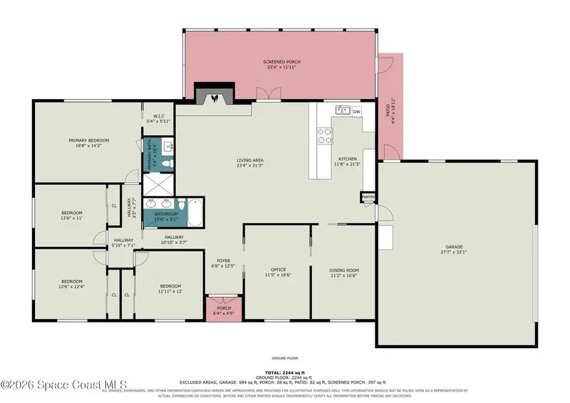 8001 Pine Needle Lane, West Melbourne, Fl 32904, FL