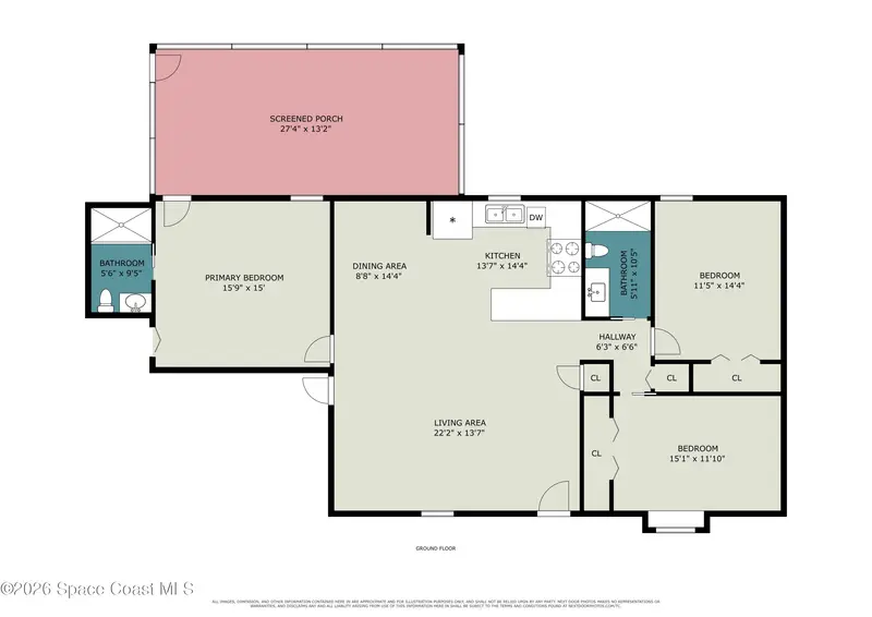1551 Heartwellville Street Nw, Palm Bay, Fl 32907, FL