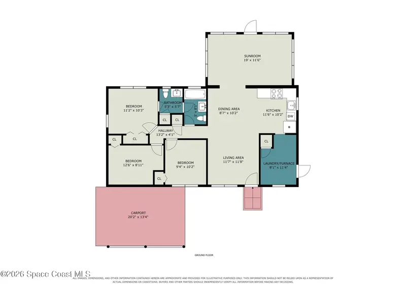 1021 Bernice Road, Rockledge, Fl 32955, FL