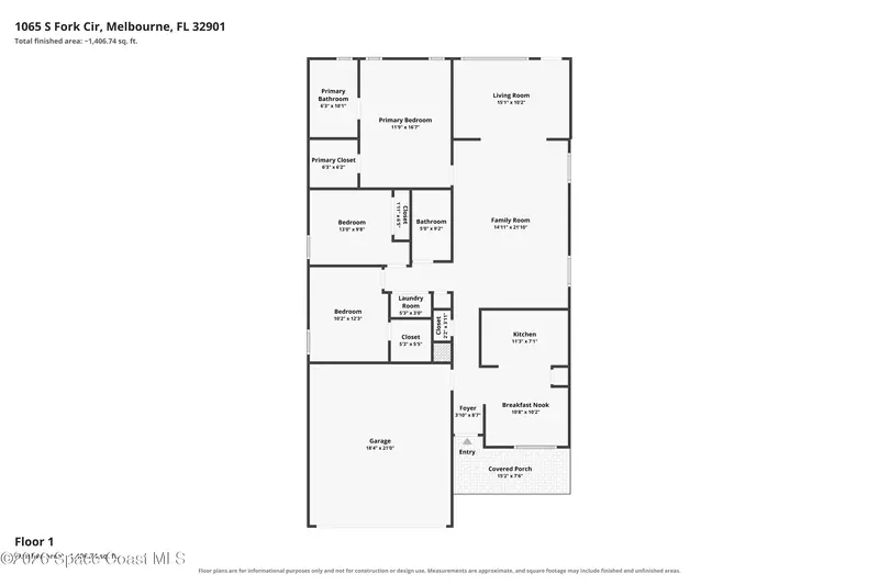 1065 S Fork Circle, Melbourne, Fl 32901, FL