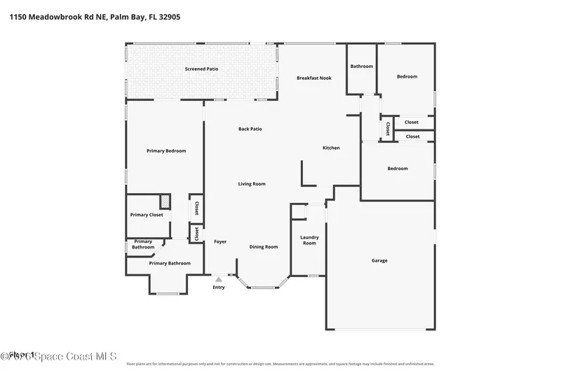 1150 Meadowbrook Road Ne, Palm Bay, Fl 32905, FL