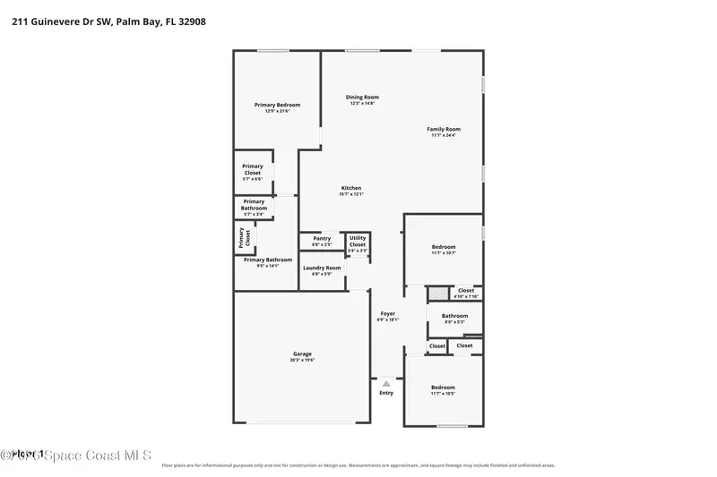 211 Guinevere Drive Sw, Palm Bay, Fl 32908, FL