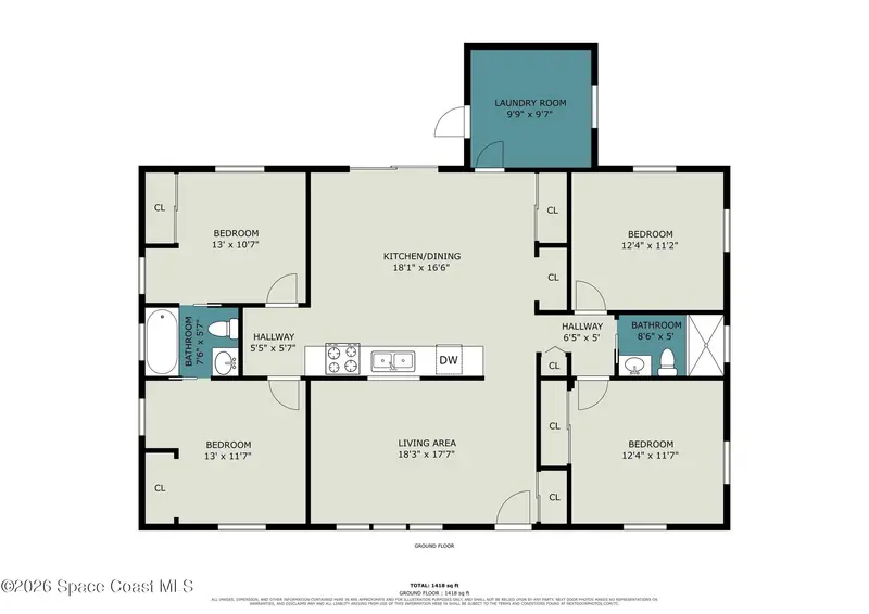 2608 Pepper Avenue, Melbourne, Fl 32935, FL