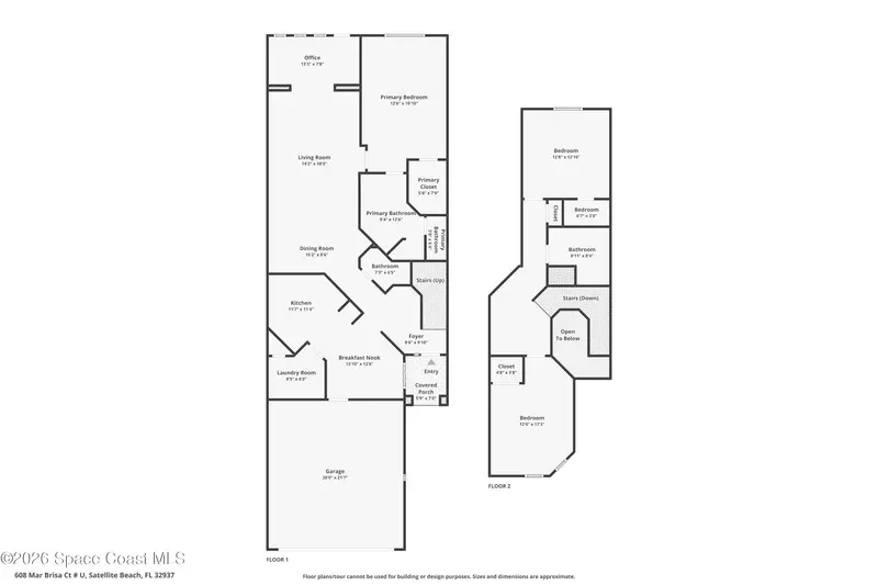 608 Mar Brisa Court U-608, Satellite Beach, Fl 32937, FL