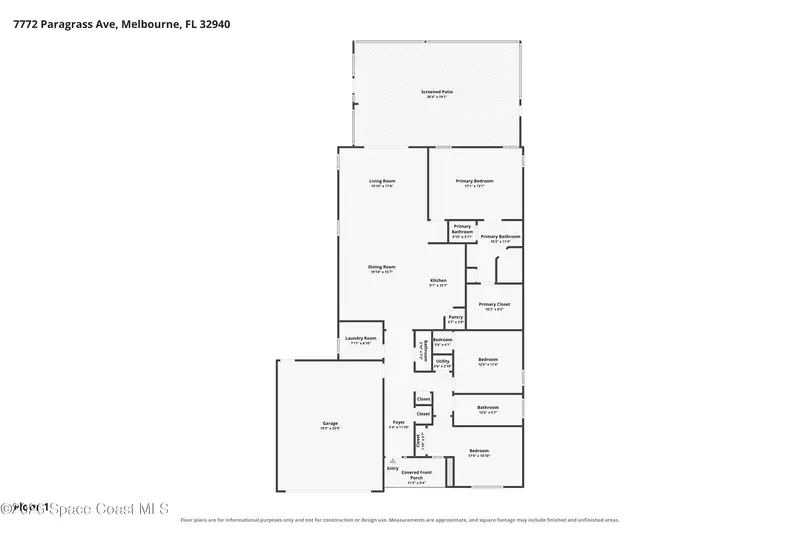 7772 Paragrass Avenue, Melbourne, Fl 32940, FL