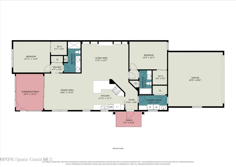 3460 Leclaire Lane Se, Palm Bay, Fl 32909, FL