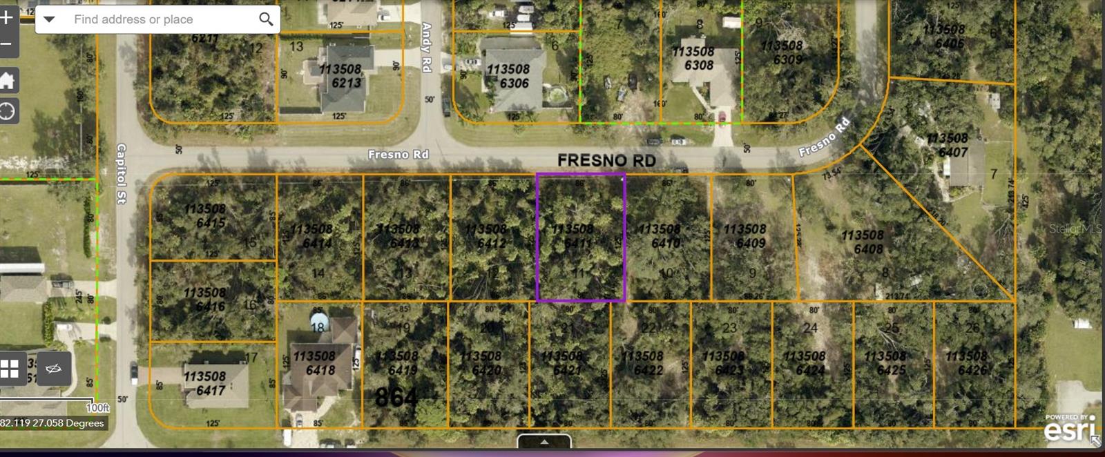 Lot 11 Fresno Road, FL